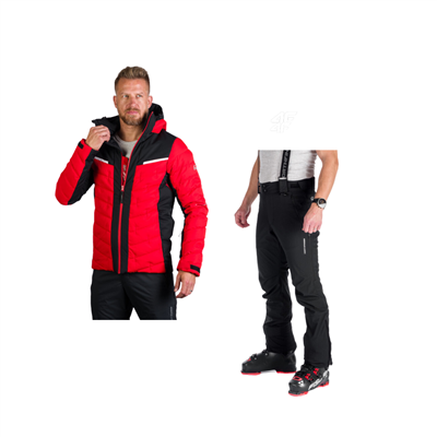 Ski. Veste + pantalon Northfinder CLYDE 361Redblack 
